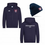 Middlesbrough ASC BUNDLE ONE - CHILDS ZIP HOOD AND BEANIE HAT